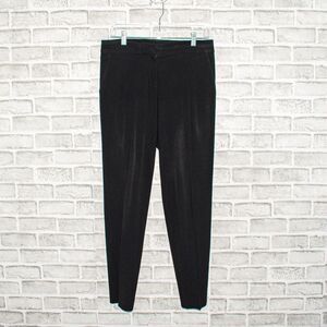ST. JOHN Caviar Collection Women's Crop Pants in Black size 4 made in USA